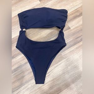 Touché navy blue one piece swimsuit